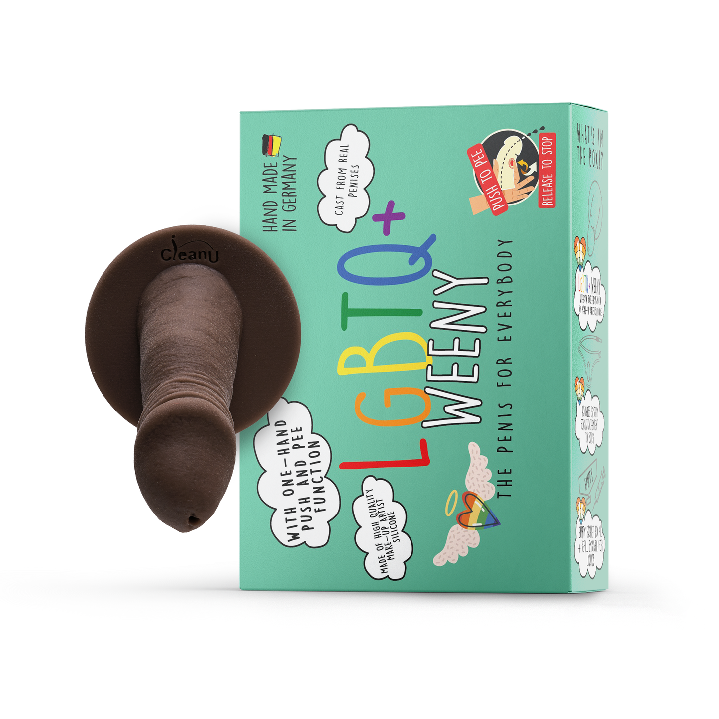 LGBTQ+Weeny Set - CIRCUMCISED - Dark Mokka