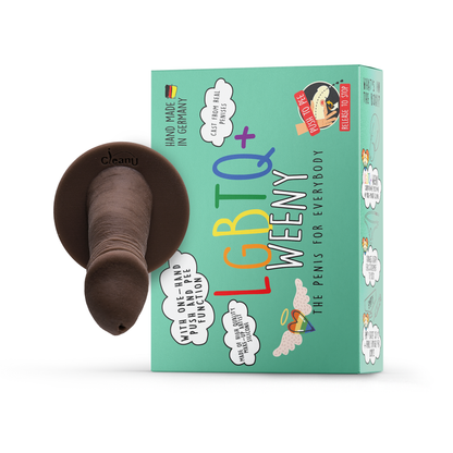LGBTQ+Weeny Set - CIRCUMCISED - Dark Mokka