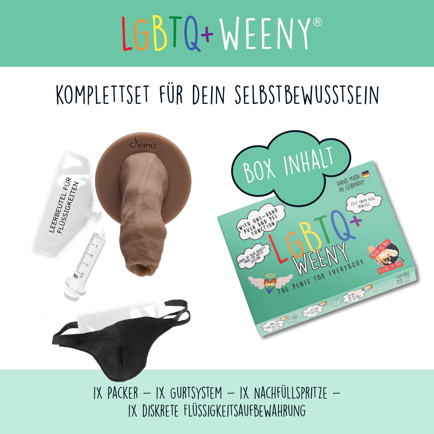 LGBTQ+Weeny Set - AMOR - Deep Bronze
