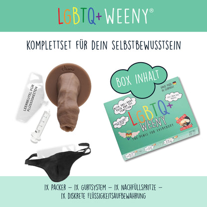 LGBTQ+Weeny Set - AMOR - Deep Bronze
