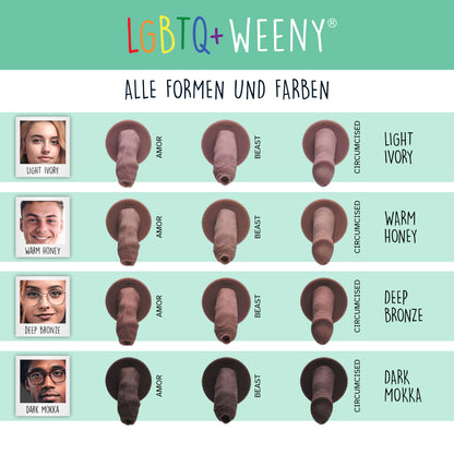 LGBTQ+Weeny Set - AMOR - Deep Bronze